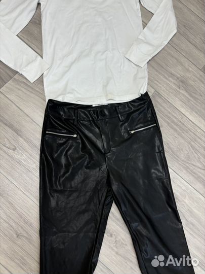 Лонгслив Zara и брюки Zara 46-48