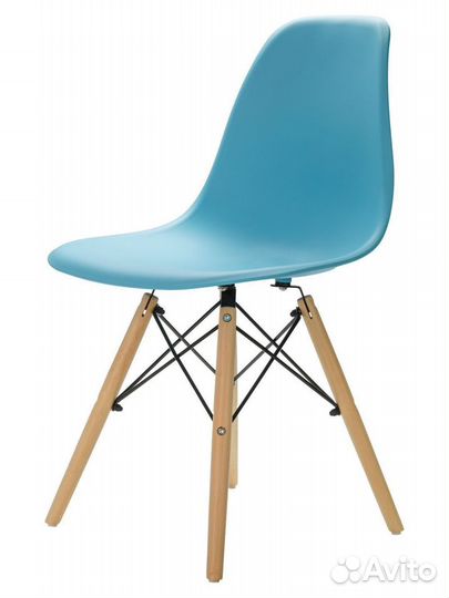 Стул в стиле eames DSW,синий