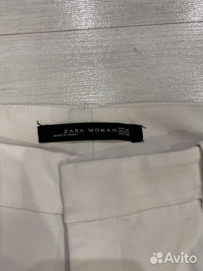 Брюки белые женские zara