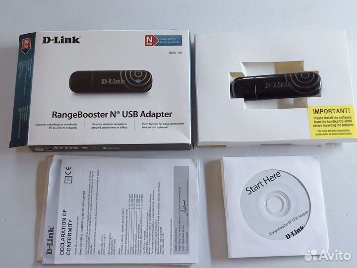 WI-FI USB-адаптер D-link DWA-140