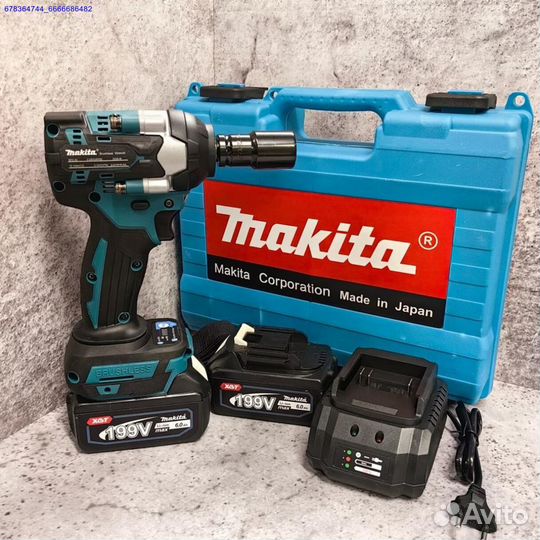 Гайковёрт аккумуляторный бесщеточный Makita 350Нм