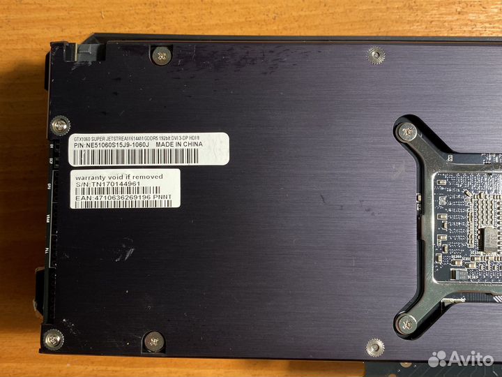 Видеокарта gtx 1060 6gb JetStream