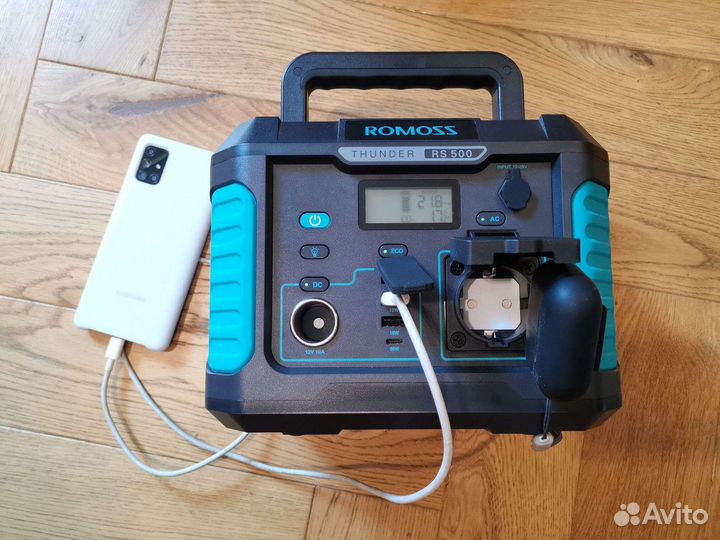 Зарядная мобильная станция Romoss 500-1000w 5-220v