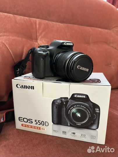 Зеркальный фотоаппарат canon eos 550d