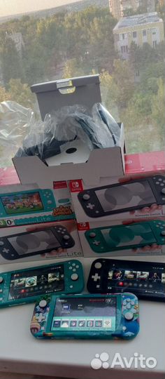 Nintendo switch lite прошитая чип 128GB