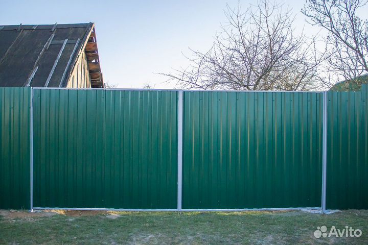 Профнастил коричневый С 20. Металлопрокат