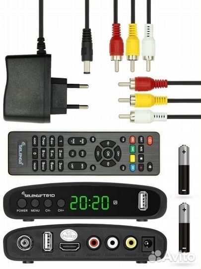 Цифровой тв-тюнер DVB-T2 Selenga T81D