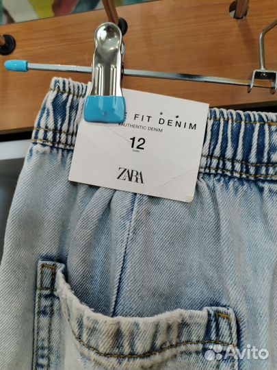 Джинсы zara на девочку 10-12 лет