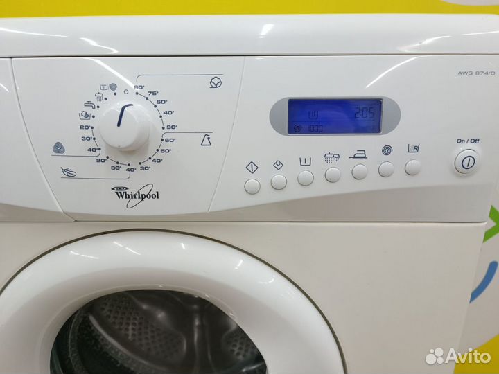 Стиральная машина узкая Whirlpool 3.5кг 33см