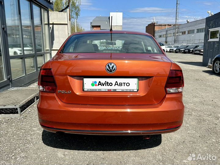 Volkswagen Polo 1.6 МТ, 2016, 58 000 км