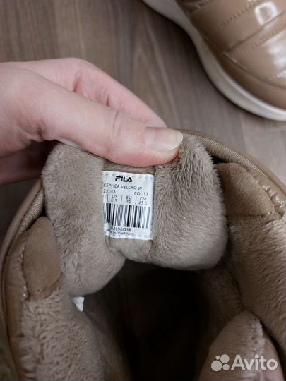 Ботинки зимние женские fila 40 размер