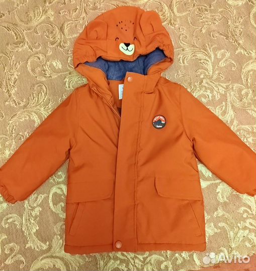 Куртка детская зимняя для мальчика размер 92