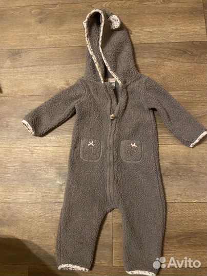 Комбинезон детский carter’s 9 мес кофты флисовые