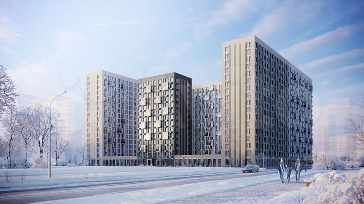 1-к. квартира, 35,8 м², 13/17 эт.