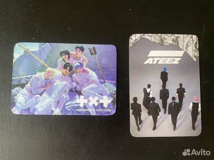 Коллекционные карточки TXT и ateez