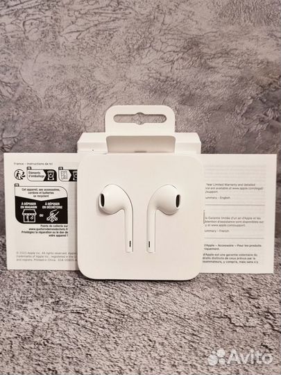 Наушники для Айфона 15 Apple EarPods USB-C (новые)