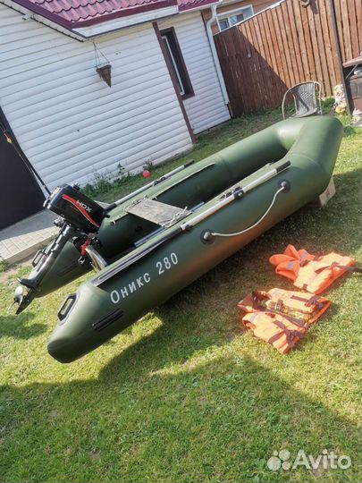 Лодка пвх оникс +мотор