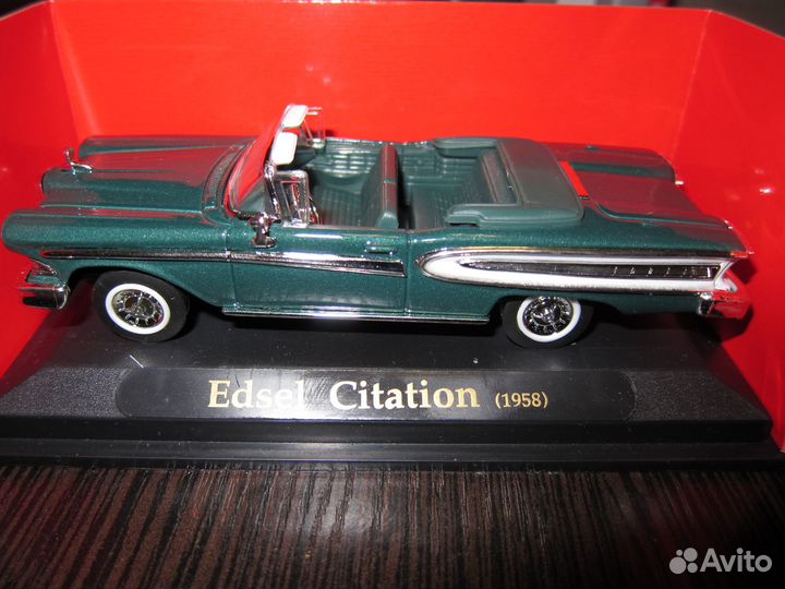 Edsel Citation 1958, Yat Ming, 1:43, зелёный