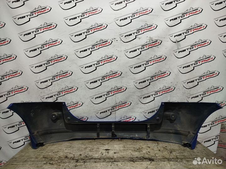 Бампер mazda demio DY3R DY3W DY5R DY5W D53050221AAA круглые катафоты sport 2 модель задний синий, 27