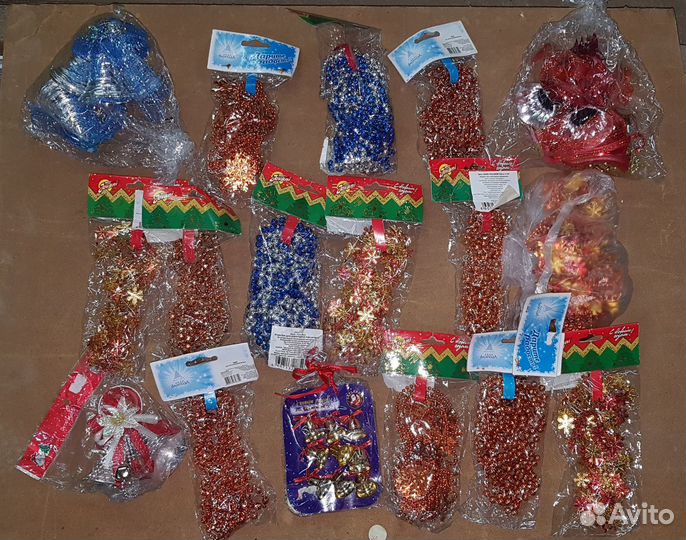 Украшения к Новому году (можно мешком)