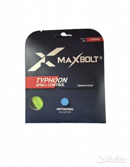 Теннисная струна maxbolt typhoon Spin n Control