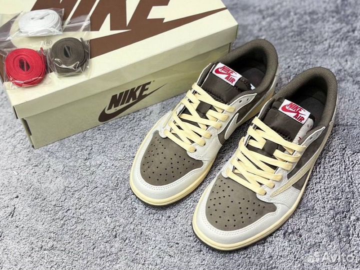 Кроссовки Nike Air Jordan 1 Low x Travis Scott