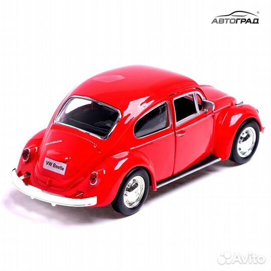 Машина металлическая volkswagen beetle 1967