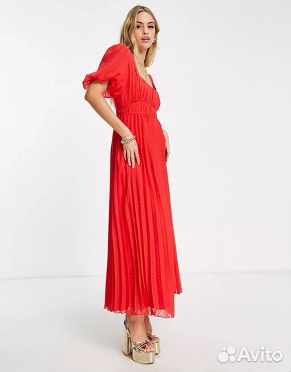 Платье из добби-материала ASOS