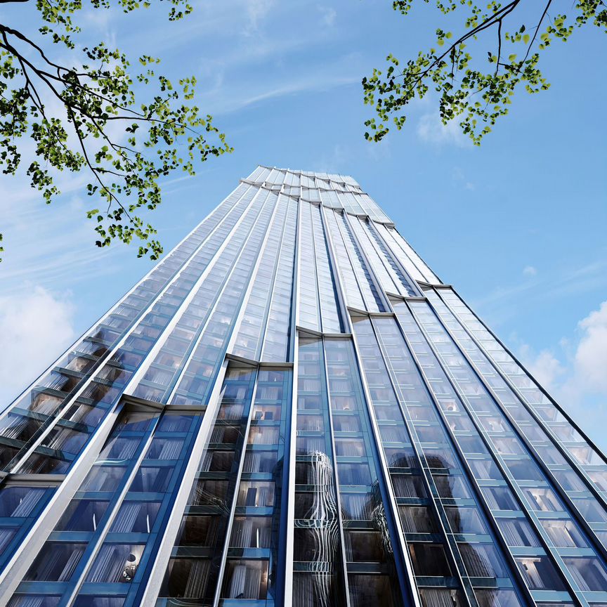 1-к. квартира, 52,8 м², 14/85 эт.