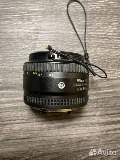 Объектив nikon AF nikkor 50mm