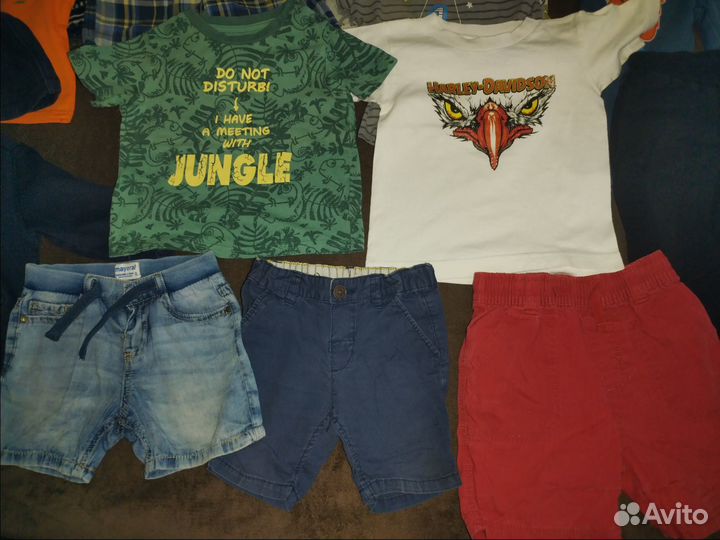 Большой пакет фирменной одежды 86-92