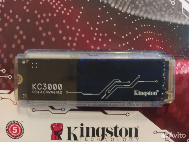 SSD M.2 kingston KC3000 512Gb