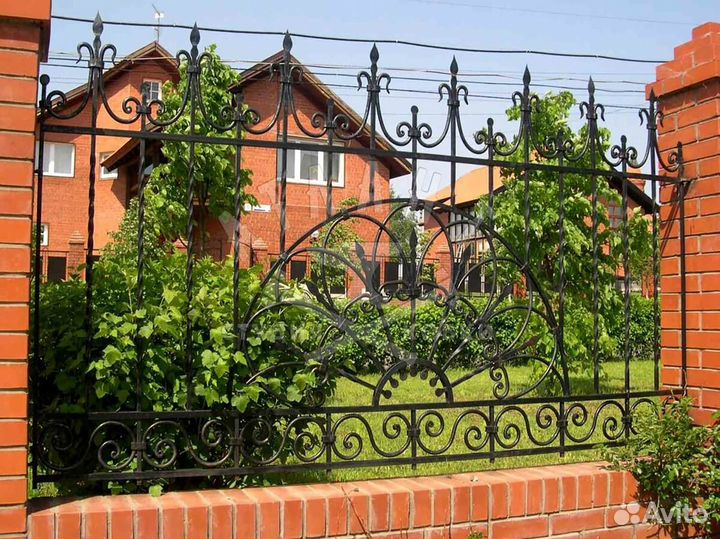 H2Заборы на дачу с ковкой 2м/h2 p/p pstrongИ