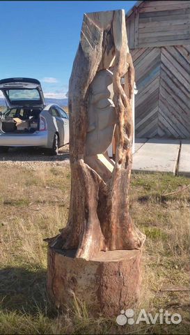 Скульптура из дерева объявление продам