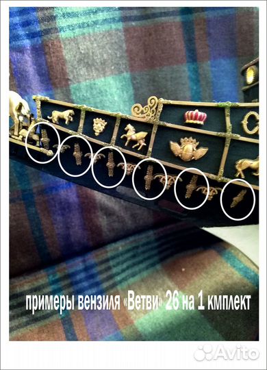 Элементы декора на модель 