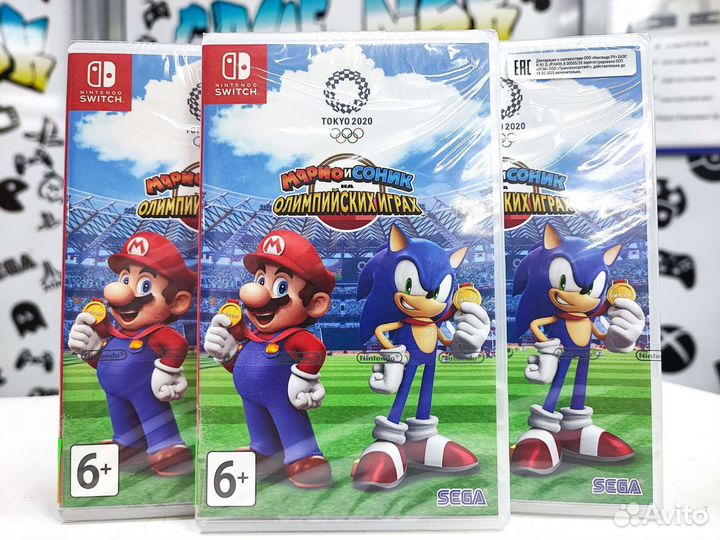 Марио и Соник на Олимпийских играх (NS) NEW