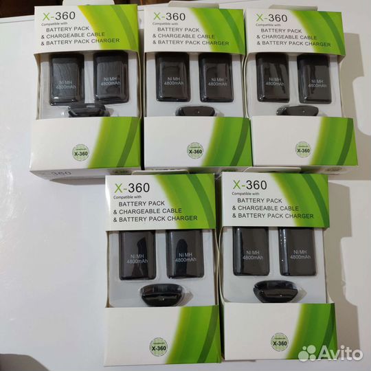 Аккумулятор для Xbox 360 геймпада 3в1