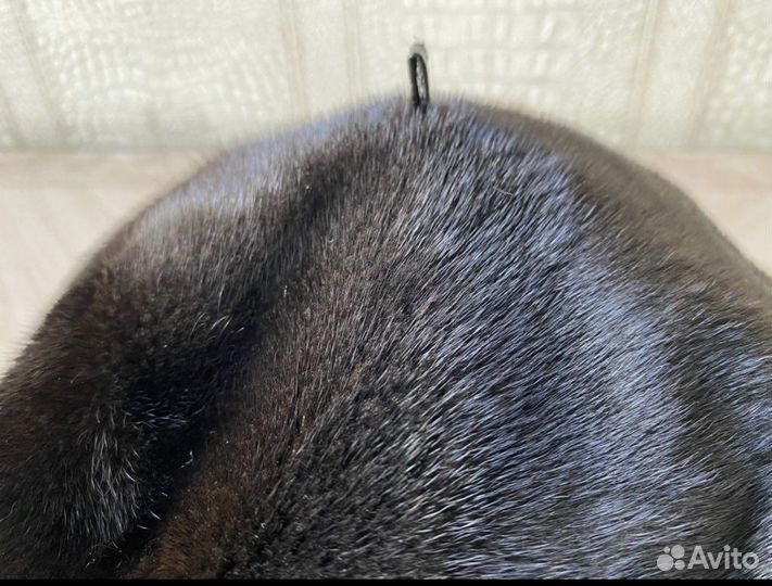 Берет женский из Канадский норки