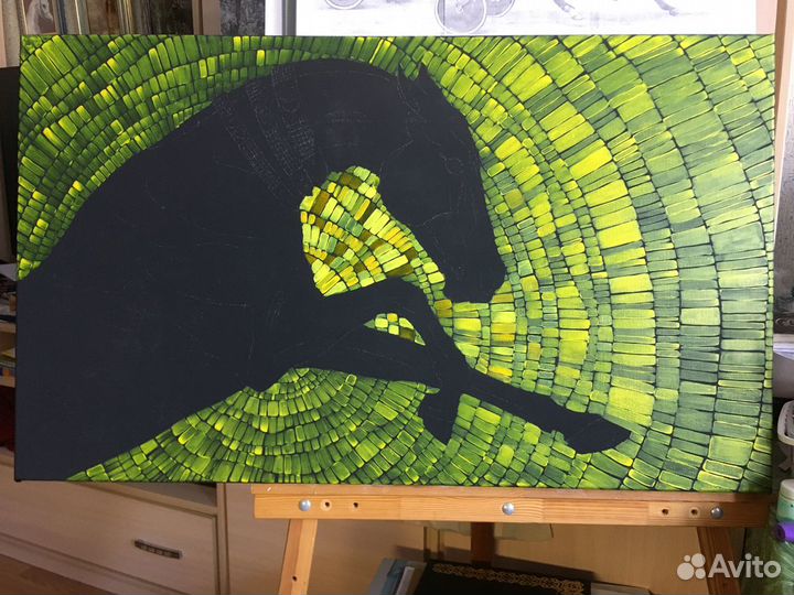 Картина большая на холсте 