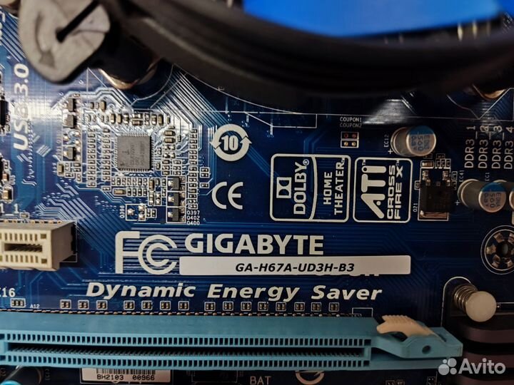 Материнская плата gigabyte GA-H67A-UD3H-B3 (i5 )