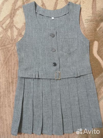 Школьный сарафан на 7-8 лет