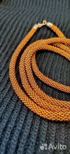 Лариат из бисера