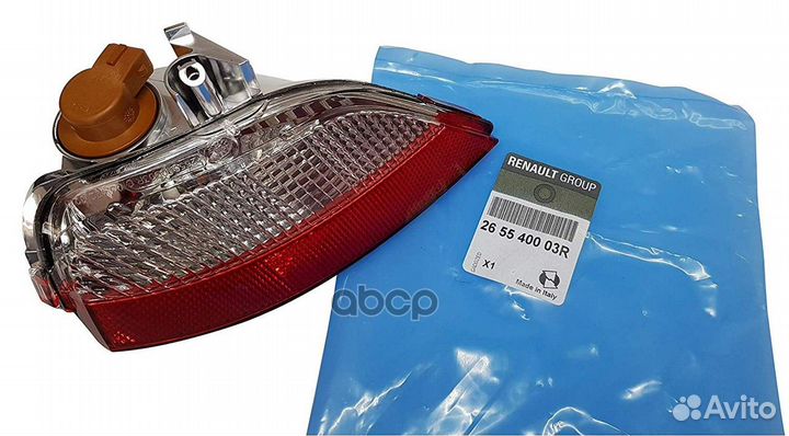Птф заднего бампера прав (плас) renault 2655 400