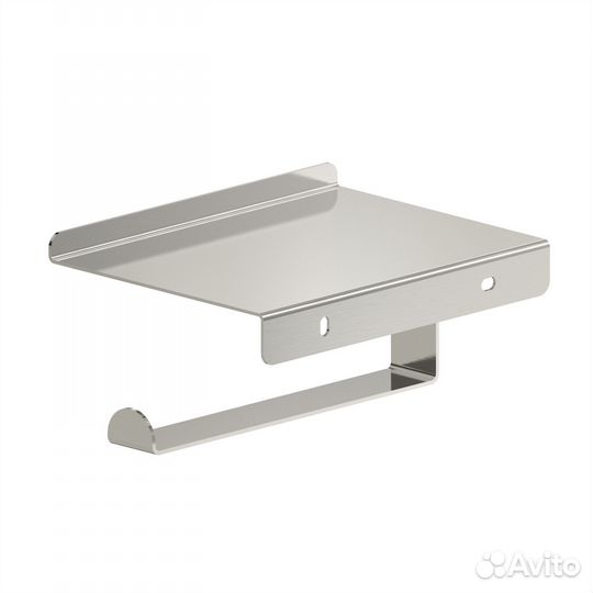 Держатель для туалетной бумаги loft/MIA с полочкой