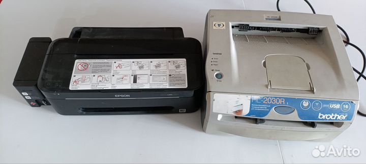 Принтеры Epson l100 и brother hl-2030r не рабочие