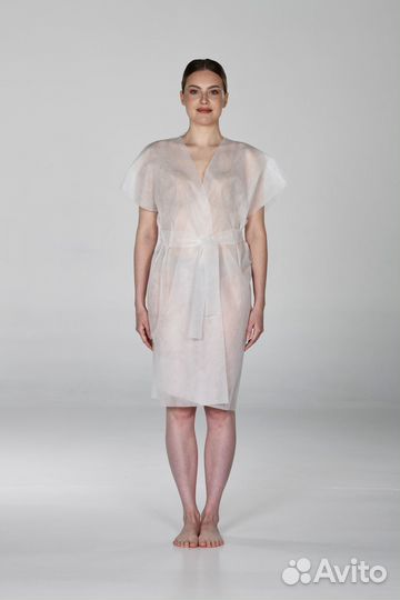 02-187 Халаты одноразовые универсальный 10шт sms