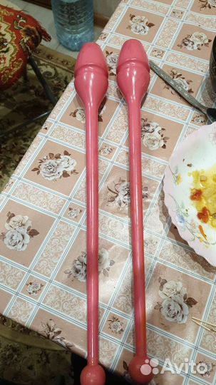 Комплект (обруч, булавы 2шт, мяч и лента)