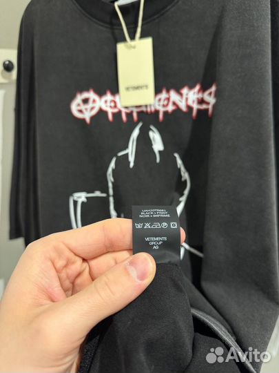 Футболка vetements death оверсайз (хит 2025)