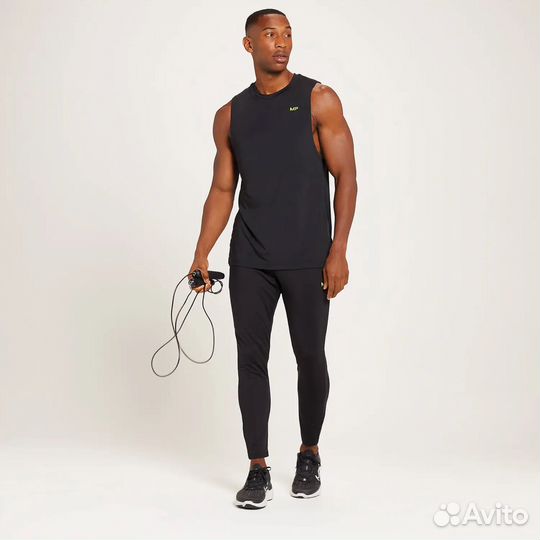 Майка Myprotein Linear Line Graphic - Black