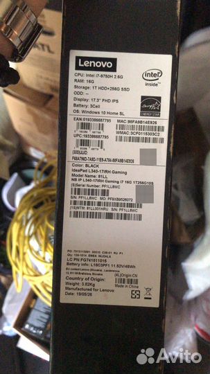 Игровой ноутбук lenovo